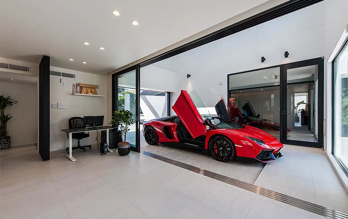 ビルトインガレージの建築実例_008