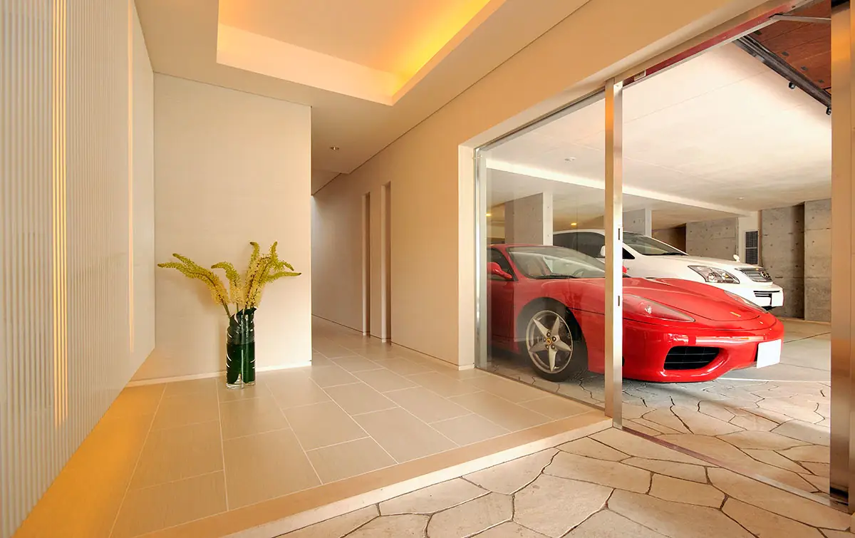 ビルトインガレージの建築実例_016