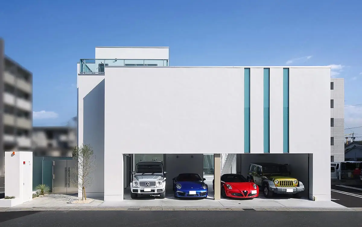 ビルトインガレージの建築実例_017